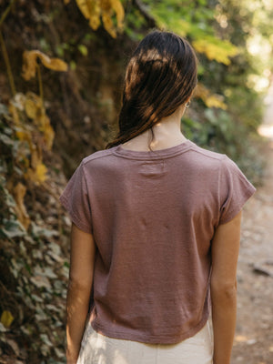 Image of Q Pocket Tee in Lavender