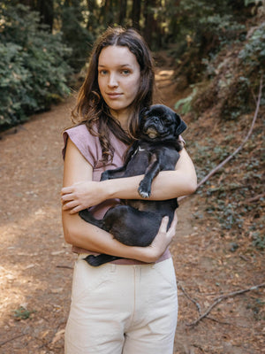 Image of Q Pocket Tee in Lavender