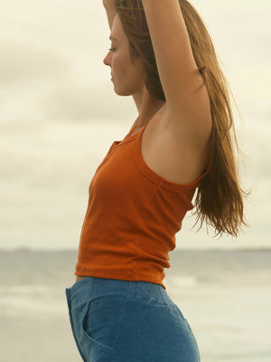 Image of Ringer Tank in Burnt Orange