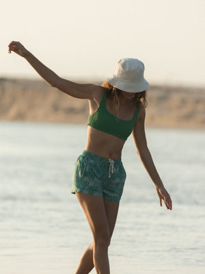 Image of Ripple Bikini Top in Grass