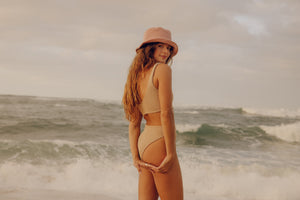 Image of Ripple Bikini Top in Milkweed