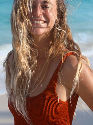 Image of Ripple One Piece in Red