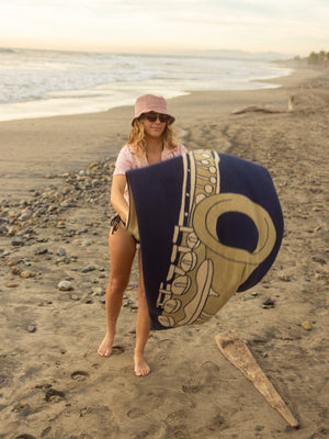 Sax on the Beach Towel - OS - Mollusk Surf Shop - description