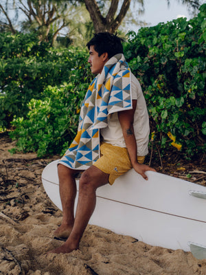 Image of Scallop Trunks in Hanalei Sun Shine