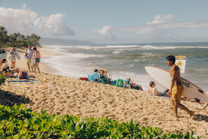 Image of Scallop Trunks in Hanalei Sun Shine