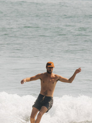 Image of Scallop Trunks in Navy