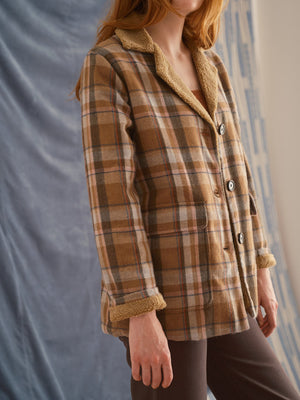 Image of Seagrove Jacket in Russet Plaid