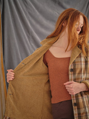 Image of Seagrove Jacket in Russet Plaid