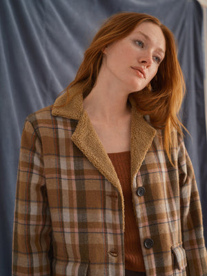 Image of Seagrove Jacket in Russet Plaid