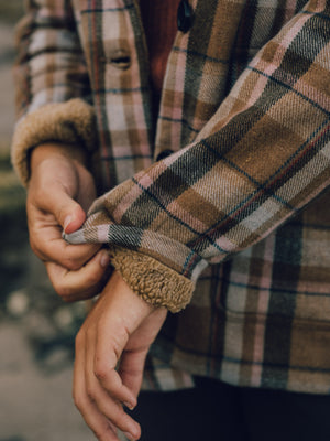 Image of Seagrove Jacket in Russet Plaid