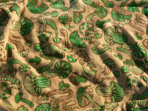 Image of Shroom Towel in Tan / Green