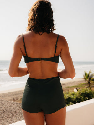 Image of Sisterhood Bikini Top in Sequoia Green