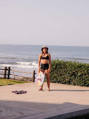 Image of Sisterhood Surf Shorts in Black