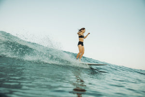 Image of Sisterhood Surf Shorts in Black