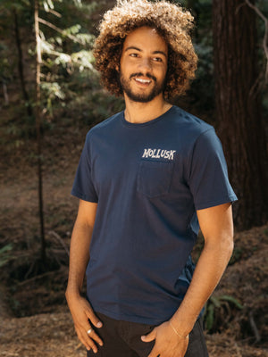 Image of Smile Tee in Navy Indigo