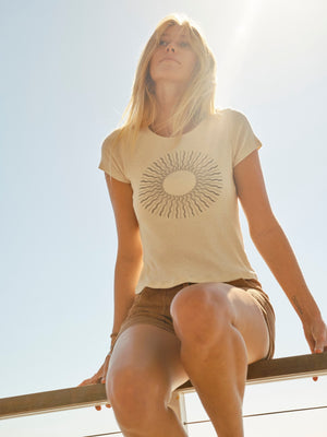 Image of Solar Magnet Ribsy Tee in Natural