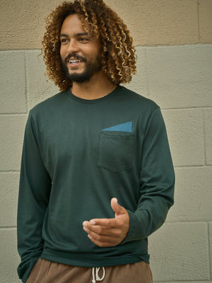 Spectrum Long Sleeve Tee - S - Mollusk Surf Shop - description