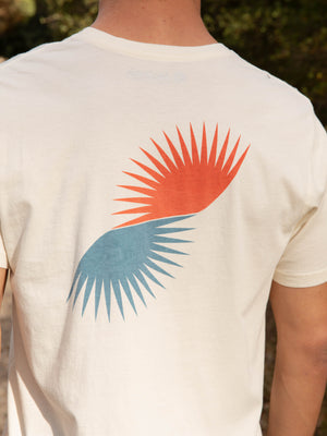 Image of Split Sun Tee in Super Natural