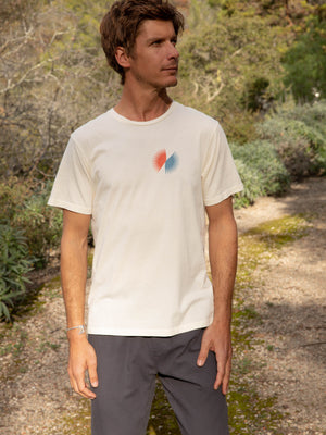 Image of Split Sun Tee in Super Natural