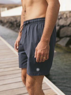 Image of Stretch Vacation Trunks in Navy