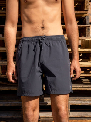 Image of Stretch Vacation Trunks in Navy