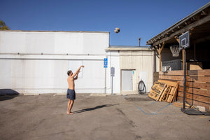 Image of Stretch Vacation Trunks in Navy