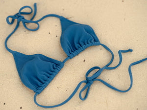 Image of String Theory Bikini Top in True Blue