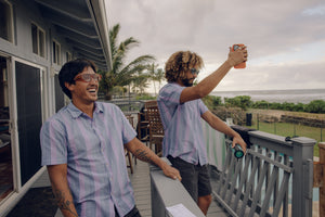 Image of Summer Shirt in Graype Stripe