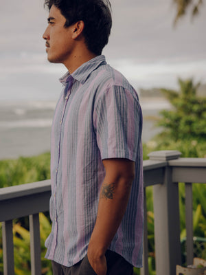 Image of Summer Shirt in Graype Stripe