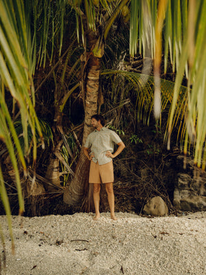 Image of Summer Shorts in Orange Earth