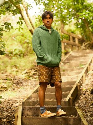 Image of Summer Shorts in Tobacco Ikat