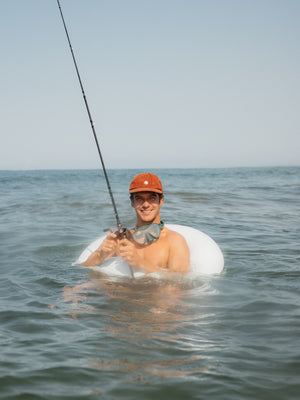 Image of Sunsplash Polo Hat in Orange Earth