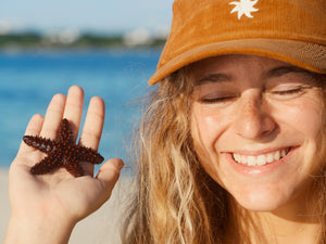 Image of Sunsplash Polo Hat in Orange Earth