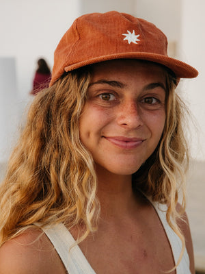 Image of Sunsplash Polo Hat in Orange Earth