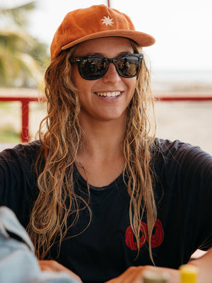 Image of Sunsplash Polo Hat in Orange Earth