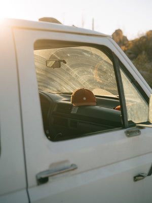 Image of Sunsplash Polo Hat in Orange Earth