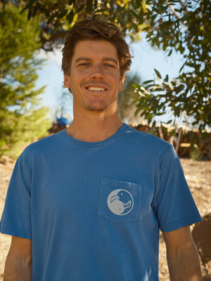 Image of Surf Society Tee in True Blue