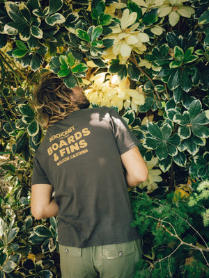 Image of Surf Supply Tee in Faded Black