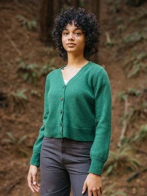 Image of Taiana Cardigan in Rover Green