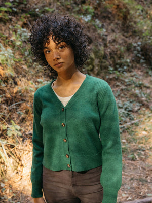 Image of Taiana Cardigan in Rover Green