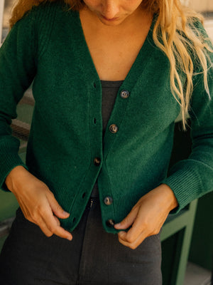 Image of Taiana Cardigan in Rover Green