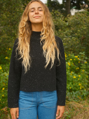 Image of Teddy Sweater in Black