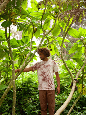 Image of Tie Dye Pocket Tee in Lavender