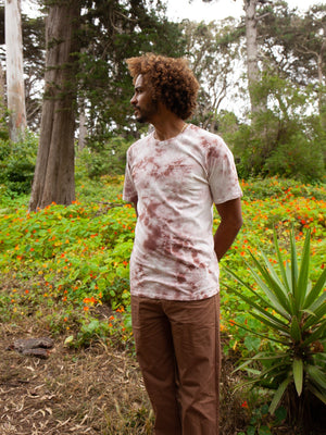 Image of Tie Dye Pocket Tee in Lavender