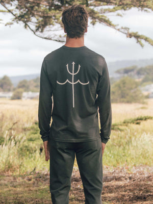 Image of Trident Long Sleeve in Faded Black