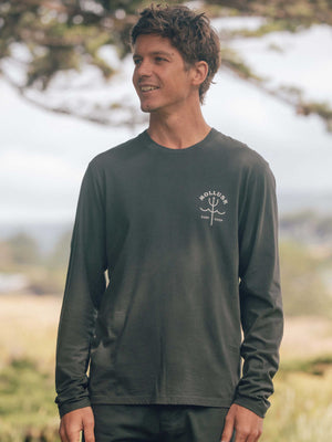 Image of Trident Long Sleeve in Faded Black