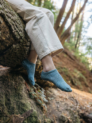 Image of Twist Ankle Sock in Rain