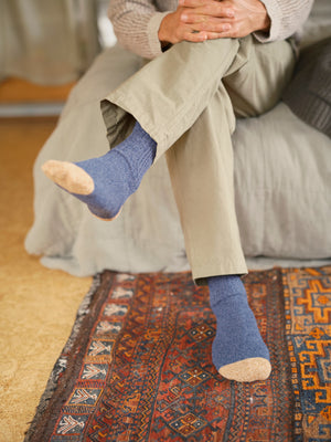 Image of Utility Sock in Slate Blue