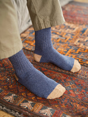 Image of Utility Sock in Slate Blue