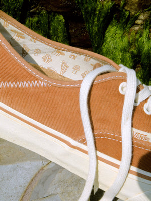 Image of Vans / Mollusk Authentics SF in Orange Earth Corduroy